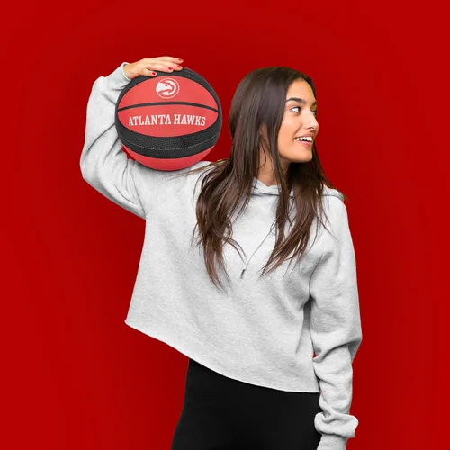 Miniatura 4 de Bleacher Creatures Balón de baloncesto silencioso tamaño 7 (29.5") – Balón de espuma oficial con licencia de la NBA para interiores con construcción