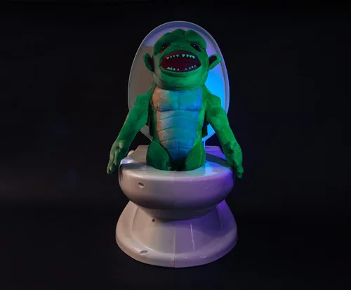 Miniatura 5 de Toynk Ghoulies II Película de Pez Ghoulie de 14 Pulgadas Peluche de Coleccionista Gran Animal de Peluche Suave para Abrazar
