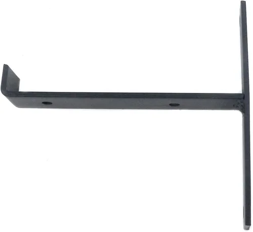 Miniatura 7 de Coshar 4 soportes de estante de 6 pulgadas para estante de hierro, soportes flotantes para estantes montados en la pared para cocina, baño