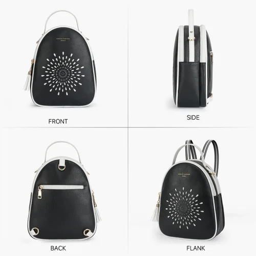 Miniatura 36 de T1953 Mochila para mujer, de piel sintética, para regalo para niñas y mujeres