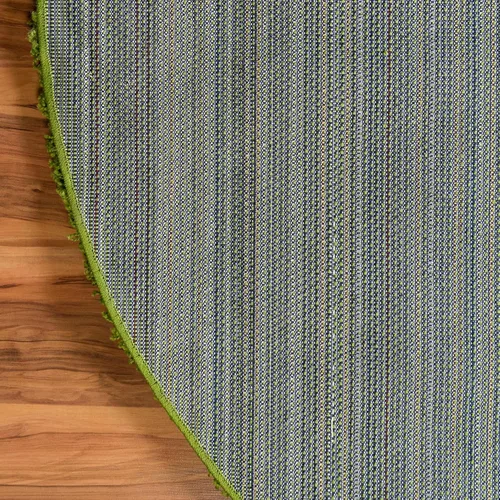 Miniatura 9 de Unique Loom Colección Solid Shag - Alfombra de área (1.60 m de diámetro, redonda, color verde hierba)