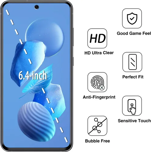 Miniatura 2 de Paquete de 2 protectores de pantalla de privacidad diseñados para Samsung Galaxy S21 FE 5G de vidrio templado antiespía