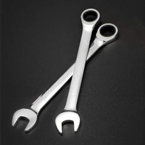 Miniatura 6 de FLZOSPER Juego de 18 llaves de trinquete, llave de acceso rápido métrica CR-V de 6-22mm y 24mm con bolsa de herramientas portátil