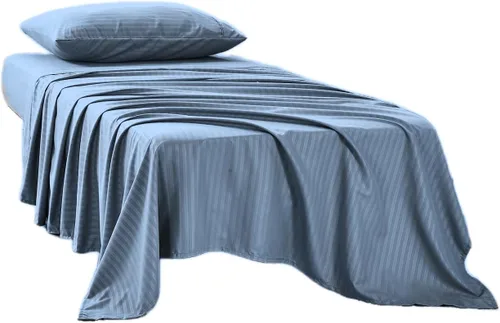 Miniatura 24 de Kingnex Sábanas a rayas para sofá cama de 36 x 72 pulgadas, tamaño individual para sofá cama, microfibra suave de doble cepillado 1800, 3 piezas