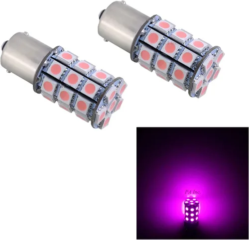 Miniatura 11 de PA 2 bombillas LED azules 13SMD 1156 para señal de giro, marcador lateral, respaldo de parada, luz trasera