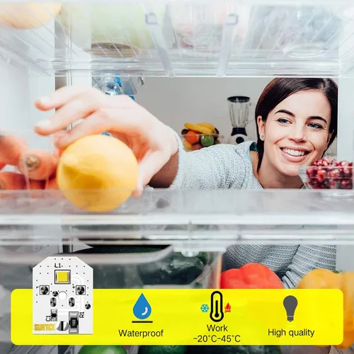 Miniatura 5 de Luz LED WR55X11132 WR55X25754 mejorada para refrigerador GE reemplazar WR55X30602 WR55X26486 PS4704284 3033142 EAP12172918 AP6261806
