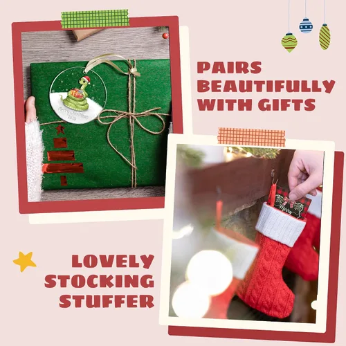 Miniatura 4 de Adorno de serpiente, regalos de serpiente para amantes, mujeres, hombres, divertidos adornos de animales para árbol de Navidad, regalos temáticos