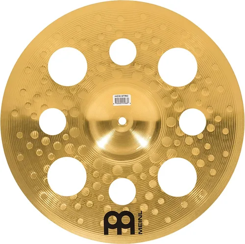 Miniatura 3 de Meinl 16” / 40,6 cm Trash Crash Cymbal con agujeros – Acabado tradicional HCS de latón para set de platillos, fabricado en Alemania, GARANTÍA DE 2