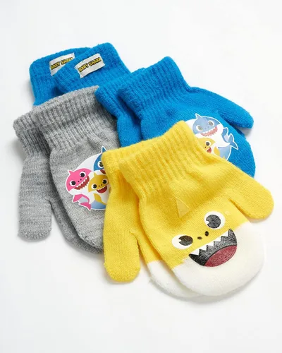 Miniatura 6 de Nickelodeon Guantes de tiburón para bebé, paquete de 4 guantes de invierno o manoplas (2-7)