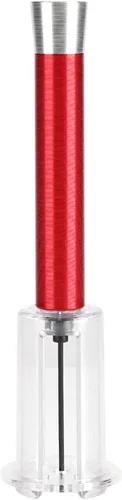 Miniatura 7 de Tbest Sacacorchos de presión de aire de aluminio, popper de corcho, abrebotellas, rojo