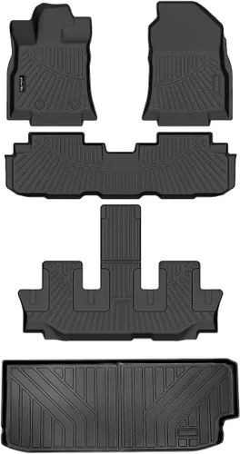 Miniatura 24 de Alfombrillas para Toyota Camry 2011-2017, primera y 2da fila, forro de carga TPE para todo tipo de clima, alfombrillas de coche para accesorios Camry
