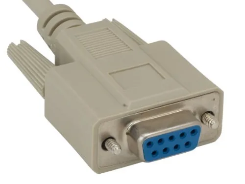 Miniatura 2 de Cable Leader DB9 M/F RS-232 Cable de extensión serie (1 pie (1 paquete))