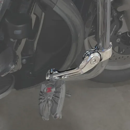 Miniatura 2 de Kit de montaje de clavija de carretera en ángulo largo de 1-1/4 pulgadas para Harley Touring Road King Street Glide Road Glide Electra Glide Softail