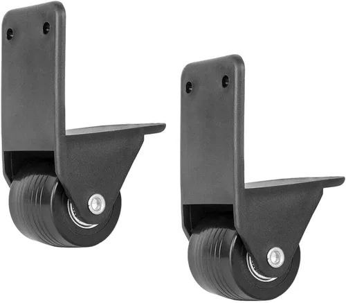 Miniatura 3 de 2 unids equipaje ruedas reemplazo universal maleta maleta bolsa fijo ruedas de plástico
