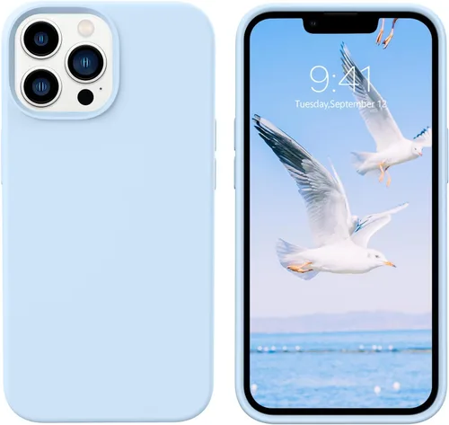 Miniatura 206 de GUAGUA Funda compatible con iPhone 17 Pro Max de 6.9 pulgadas, silicona líquida, goma de gel suave, delgada, forro de microfibra delgada