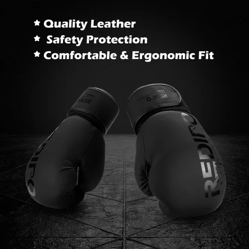 Miniatura 4 de Guantes de boxeo para hombres y mujeres, guantes de entrenamiento de saco pesado de cuero premium para sparring, guantes profesionales para saco