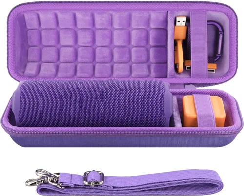 Miniatura 20 de co2CREA Funda de viaje rígida de repuesto para JBL Flip 7 Flip 6 FLIP 5 Altavoz Bluetooth portátil impermeable (funda de camuflaje negro)