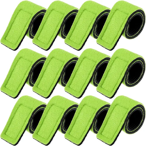 Miniatura 10 de Sumind 12 correas de caña de pescar, correas elásticas para cañas de pescar, correas elásticas para aparejos, soportes para cables aptos para cañas