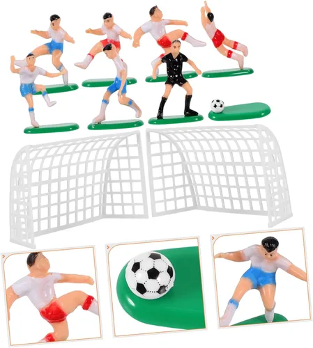 Miniatura 8 de DOITOOL Kit de decoración de fútbol de 8 piezas, decoración de pastel de fútbol, decoración de pastel de fútbol, decoración de pastel de fútbol
