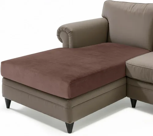 Miniatura 81 de Hokway Fundas de cojín elásticas para sofá Fundas de cojín para sofá Fundas de cojín de asiento de sofá Funda protectora de cojín(Chocolate, Mediano)