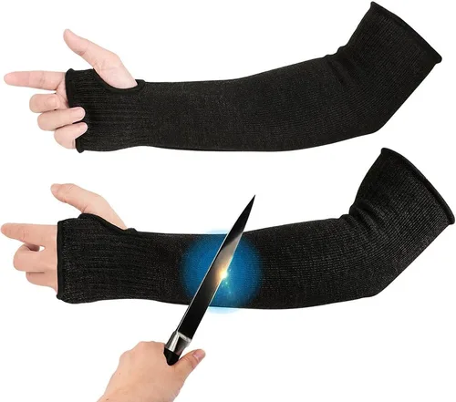 lovyoCoCo Mangas protectoras de brazo cortadas resistentes a quemaduras de calor, antiabrasión para piel fina y moretones, jardín, cocina, granja