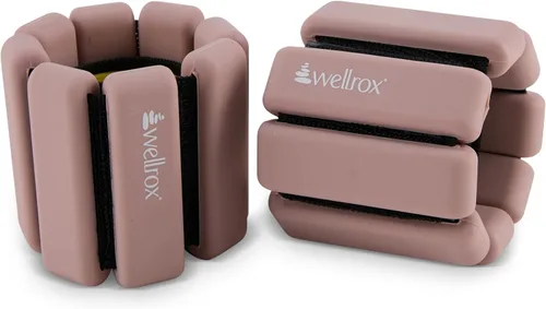 Miniatura 4 de Wellrox Brazaletes con peso, pesas ajustables para tobillo y muñeca para mujeres y hombres, juego de pesas de tobillo de 2 libras