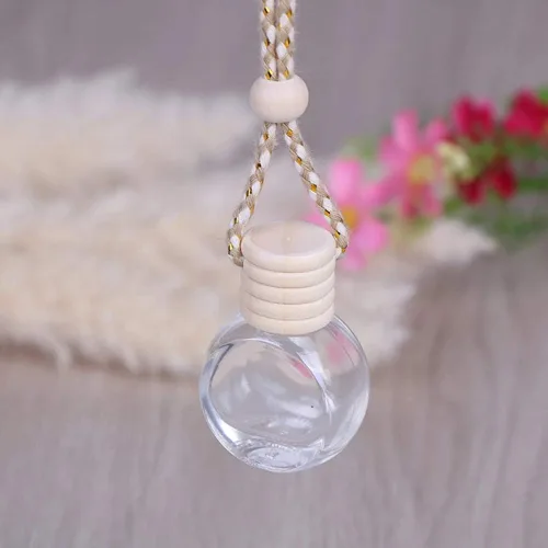 Miniatura 8 de Botella difusora de aceite esencial de aromaterapia para automóvil, paquete de 10 botellas de ambientador para automóvil, botella de perfume vacía