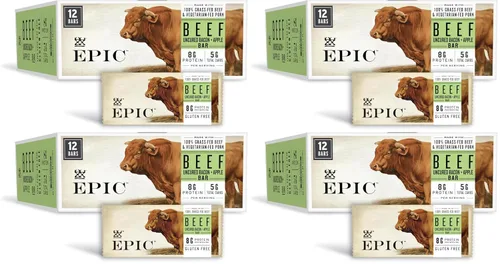 Miniatura 13 de Epic Barras de tocino y manzana de ternera, Whole30, Paleo Friendly, 12