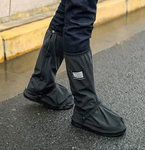 Miniatura 5 de Cubiertas de zapatos impermeables Cubiertas de zapatos de lluvia antideslizantes Galoshes Botas de lluvia sobre zapatos