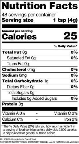 Miniatura 3 de Extracto de sabor de Dulce de Leche (0.03 oz, ZIN: 529151), 3