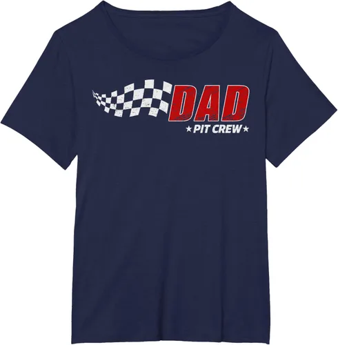 Miniatura 20 de Dad Pit Crew Race Car Birthday Family Matching Pit Crew Camiseta Pit Crew