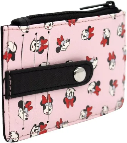Miniatura 13 de Buckle-Down, Disney, cartera para mujer con 3 ranuras para tarjetas, 1 cremallera para monedas, 1 ranura para identificación con ventana, 4.5 x 3.0