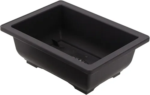 Miniatura 9 de MOUYAT 15 macetas de entrenamiento para bonsái de 8.9 pulgadas, maceta rectangular de plástico grande para plantas, jardín, patio, oficina, balcón