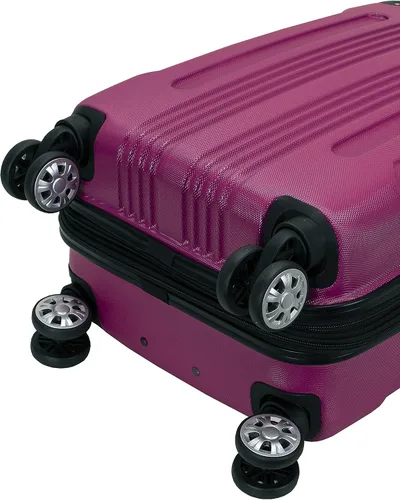 Miniatura 4 de Rockland London Equipaje con carcasa rígida con ruedas, Magenta), F1901-MAGENTA