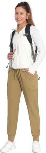 Miniatura 4 de Womens Cargo Joggers Lightweight Hiking Pants Athletic Outdoor Travel Pants Workout Running Pants
