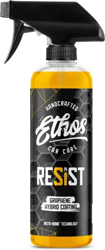 RESIST Revestimiento en Aerosol de Grafeno - Revestimiento Cerámico UV para Autos - Fórmula Híbrida 2 en 1 Revestimiento en Aerosol Cerámico para