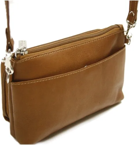 Miniatura 3 de Piel Leather Bolso de hombro, Saddle, Bolso de hombropulsera