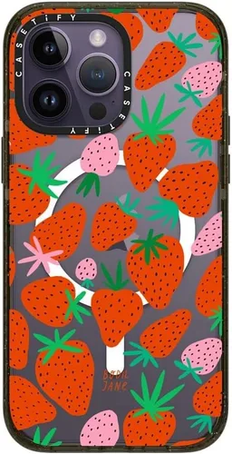 Miniatura 186 de CASETiFY Impact - Funda para iPhone 13 [protección contra caídas de 6.6 pies/compatible con Magsafe] Black Kingsnake, color negro transparente