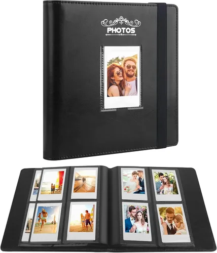Miniatura 12 de Álbum de fotos de 640 bolsillos para cámara Fujifilm Instax Mini, álbum de fotos de 2 x 3 pulgadas para fotos Polaroid de 2 x 3 pulgadas, libro