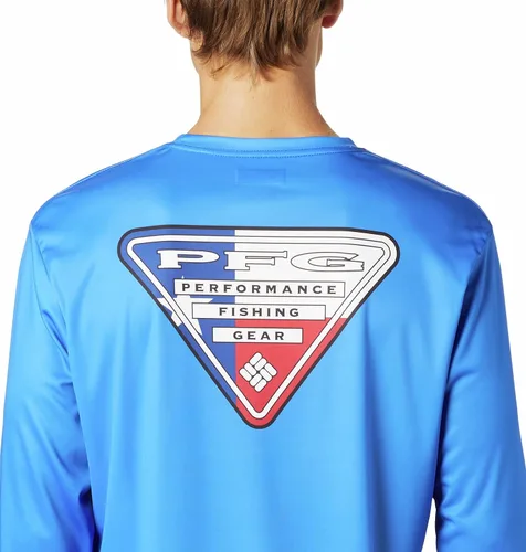 Miniatura 3 de Columbia Terminal Tackle PFG State Triangle LS para hombre