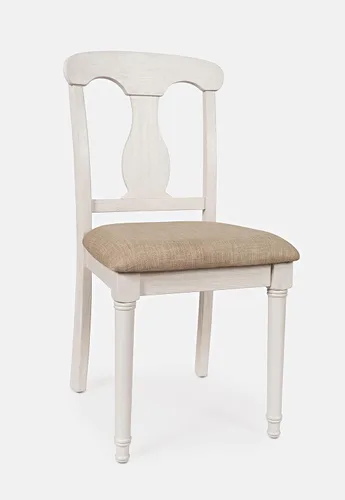 Miniatura 8 de Jofran Grafton Farms - Silla de escritorio, color blanco cepillado