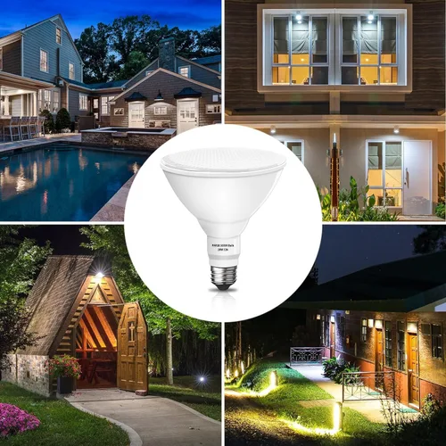 Miniatura 7 de Gonhom Par38 Bombillas LED de Inundación para Exteriores, Regulables 1800LM, 20W Reemplaza hasta 200W, Bombillas de Luz de Inundación para 5000K