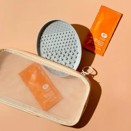 Miniatura 9 de Real Techniques Miracle Brush - Paleta limpiadora de brochas de maquillaje para limpieza profunda, uso con champú de brochas de maquillaje, crestas