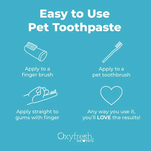 Miniatura 8 de Oxyfresh Pasta dental profesional para gatos y perros, gel de limpieza de dientes para placa, sarro y mal aliento, cuidado dental de mascotas
