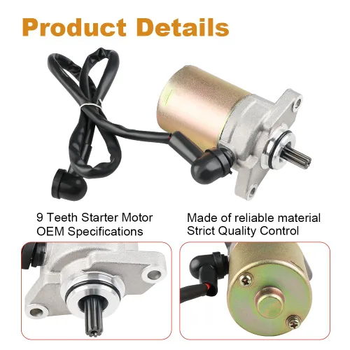Miniatura 5 de WATERWICH Motor de arranque compatible con Can-Am DS70 DS90 2010-2013/2016-2018 DS70 Mini 2014-2015 DS90 Mini 2014-2015 para V31200DGF000