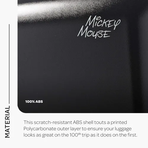 Miniatura 4 de American Tourister - Maleta rígida con ruedas giratorias de diseño Disney Pantalones Mickey Mouse Carry-On 21-Inch disney hardside equipaje