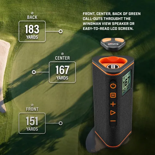 Miniatura 4 de Bushnell Golf Wingman View - Altavoz de golf con distancias