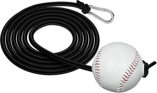 Entrenador de swing de bateo de béisbol y softbol, mejora las habilidades de golpe con cuerda de golpeo de béisbol y lanzamiento para ejercicios