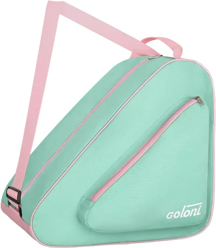 Miniatura 7 de Goloni Bolsa de patinaje para patines de hielo, patines en línea, patines y cuádruples, bolsa de equipo de patinaje unisex para adultos