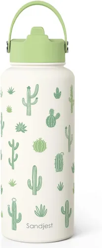 Miniatura 18 de Regalos cristianos para mujeres, botella de agua inspiradora de acero inoxidable de 32 onzas con aislamiento con tapa, regalos religiosos para mamá